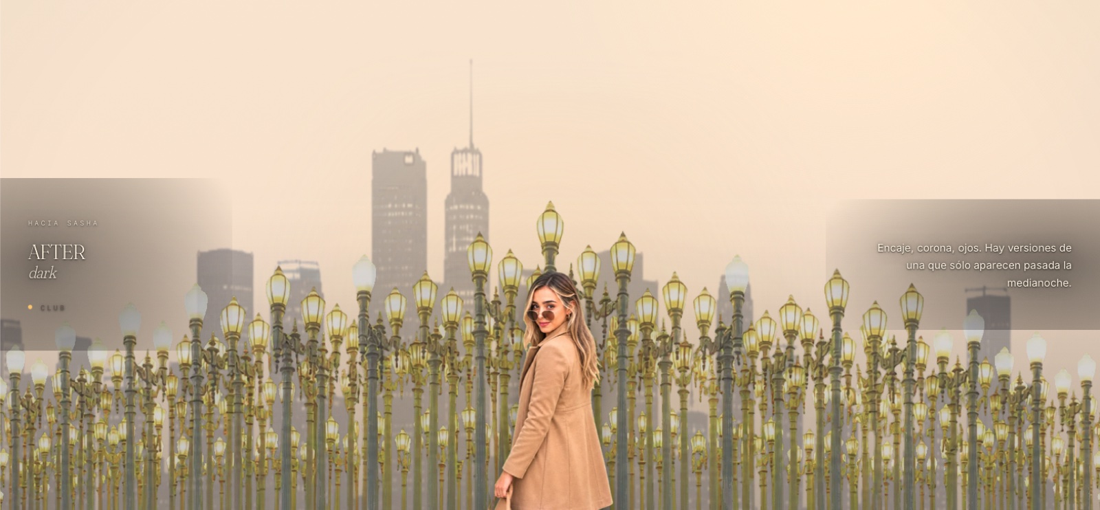 Sasha Field — sitio editorial de moda, looks y diario de marca, hero After Dark